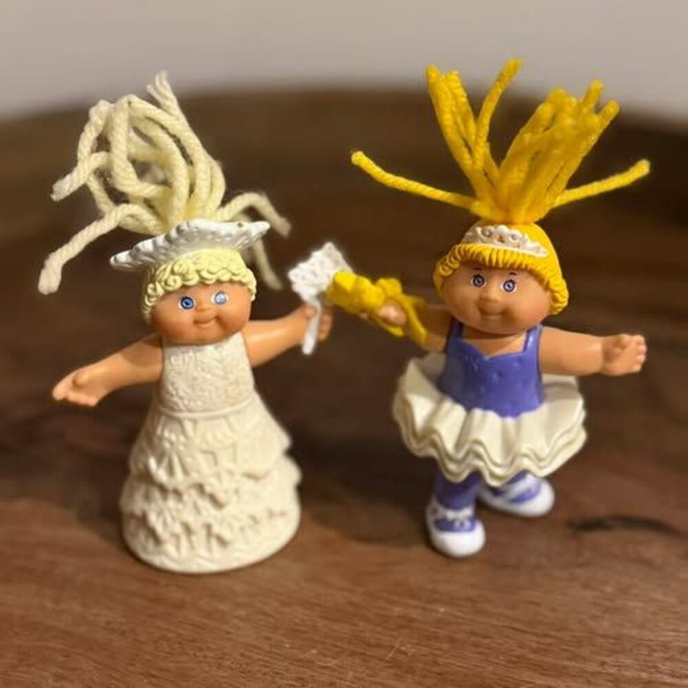 Vintage Cabbage Patch Kids Mini Figures~McDonald’s Happy Meal toys/Cake Toppers